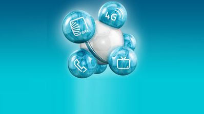 icono de burbujas de movistar fusión
