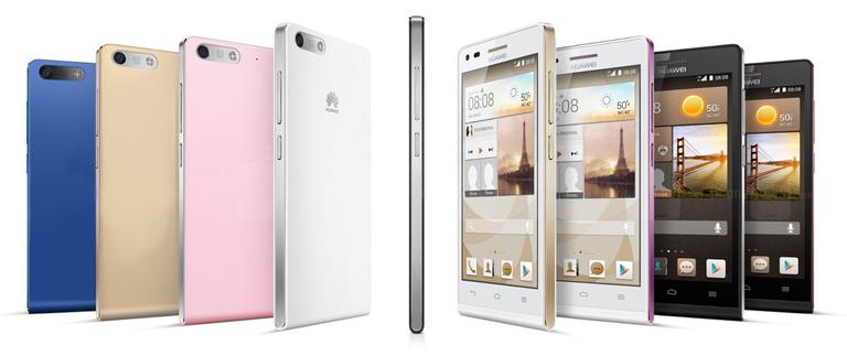 Huawei Ascend G6 en diferentes color y formatos