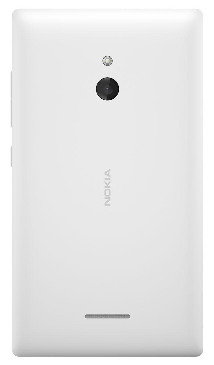 Nokia XL en color blanco vista trasera