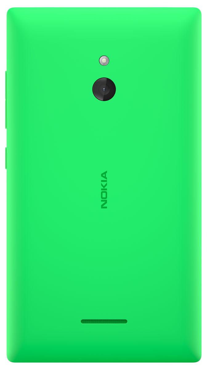 Nokia XL de color verde vista trasera
