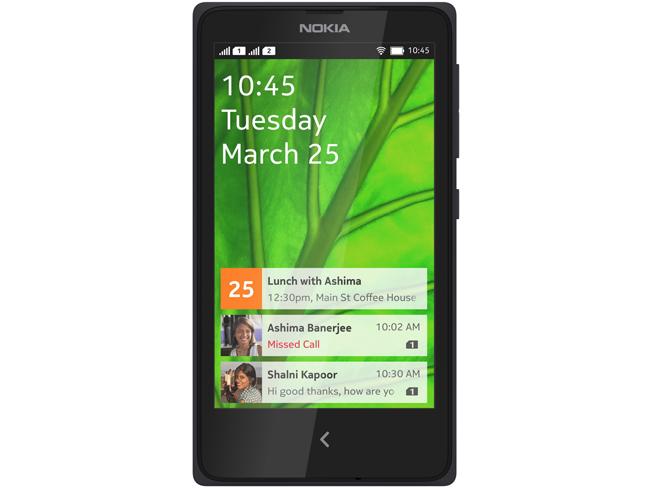Frontal del Nokia X+