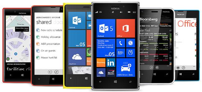 Nokia Lumia Gama de modelos