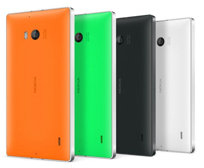 Nokia Lumia 930 en cuatro colores