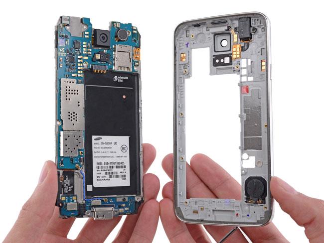 Carcasa del Samsung Galaxy S5