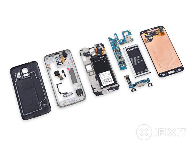 Componentes del Samsung Galaxy S5