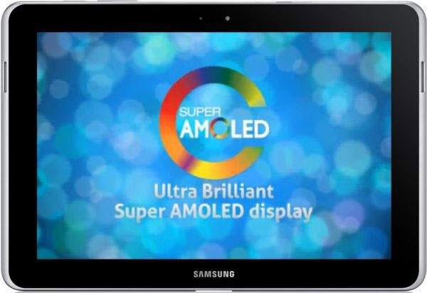 Samsung Galaxy Tab con pantalla Super AMOLED