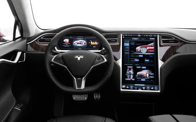 Interior del Tesla Model S