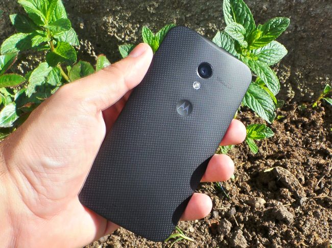 Parte trasera del Motorola Moto X
