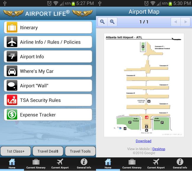 AirportLife, captura de pantalla