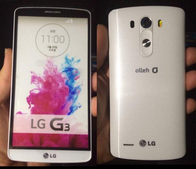 Carcasa blanca del LG G3