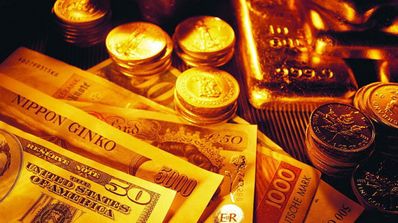 Dinero en billetes y monedas