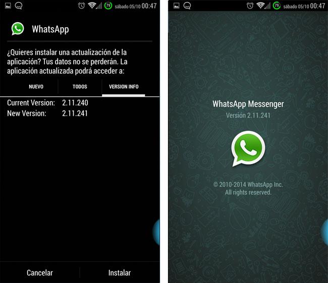 Version beta de WhatsApp