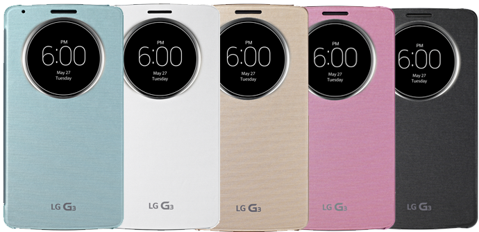 LG oficialmente la QuickCircle del G3