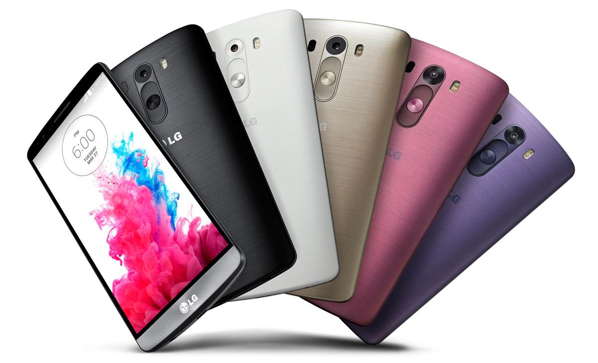 LG G3 gama de colores