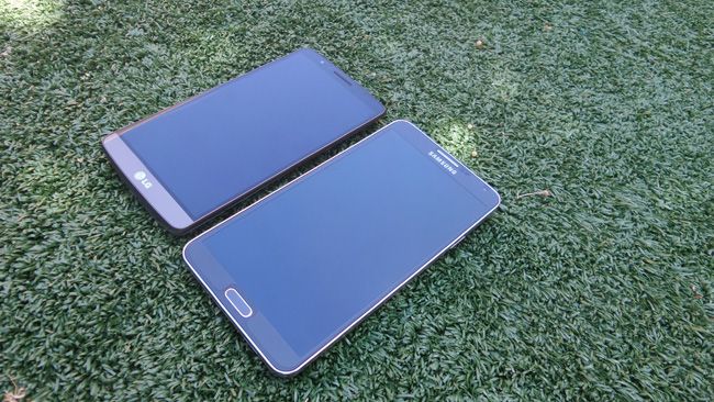 Teléfono LG G3 comparado con el Samsung Galaxy Note 3