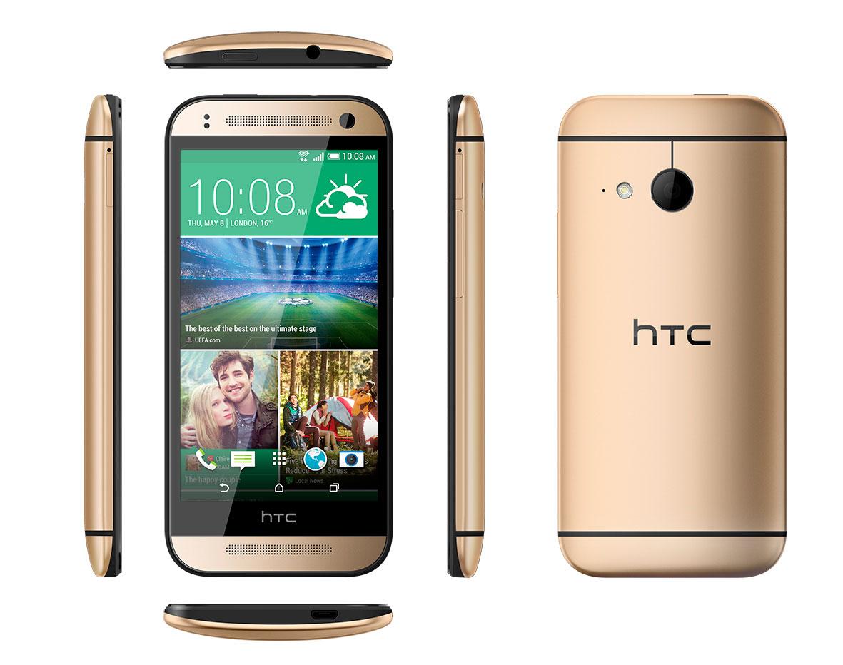 HTC One Mini 2 en color dorado