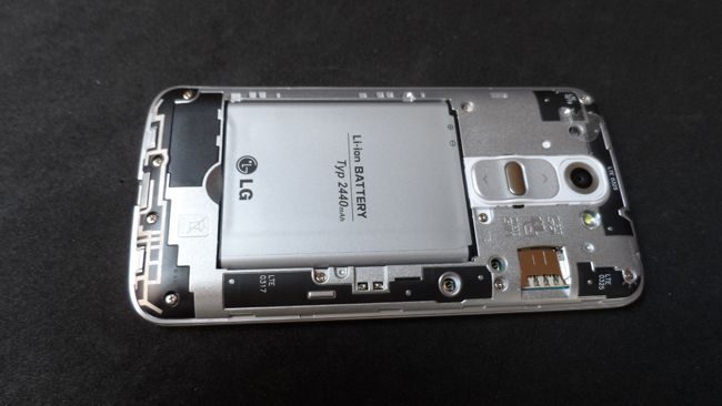 Interior del LG G2 Mini