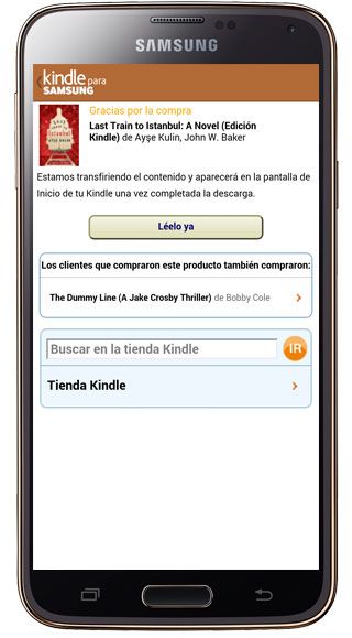 Proceso de compra Kindle para Samsung