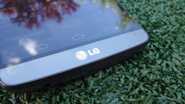 Marca en el frontal del LG G3
