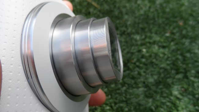 Objetivo abierto del Samsung Galaxy K Zoom