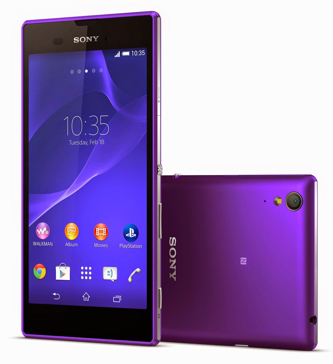 Sony Xperia T3 en color violeta