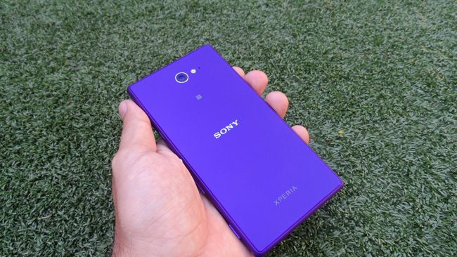 Parte posterior del Sony Xperia M2