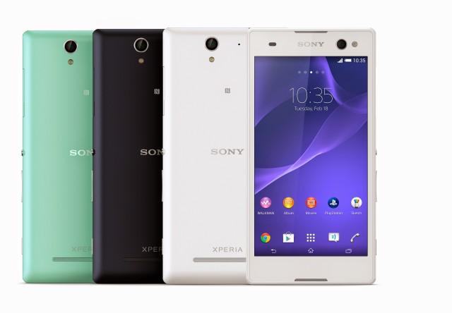 1_Xperia_C3_Group_Colours_Front-640x444