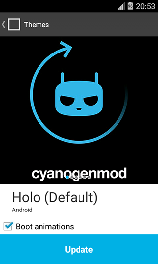 CyanogenMod Custom Theme