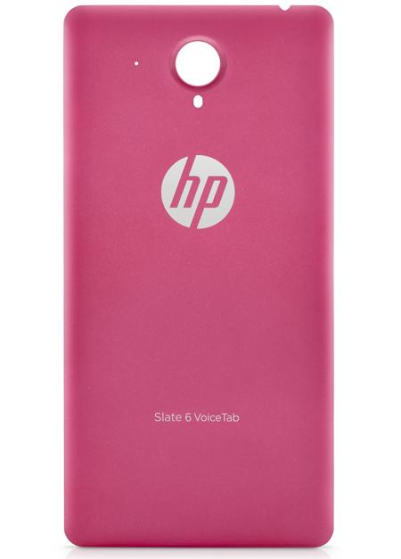 HP Slate 6 VoiceTab Case (pink), Back