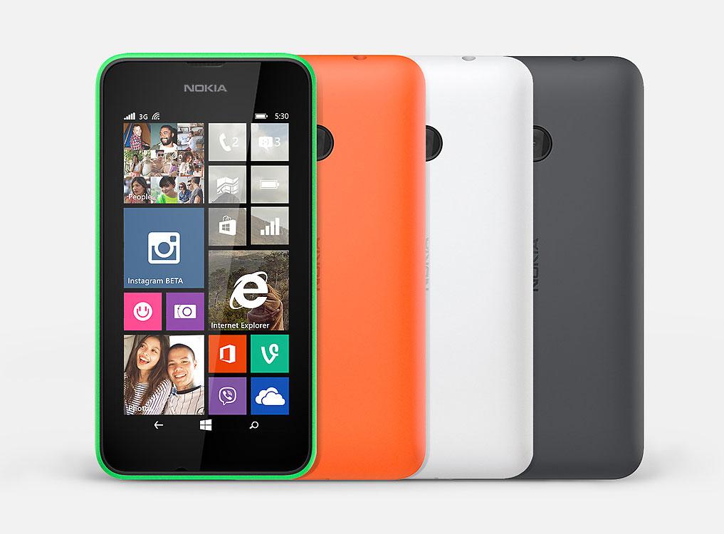 Nokia Lumia 530 en color naranja