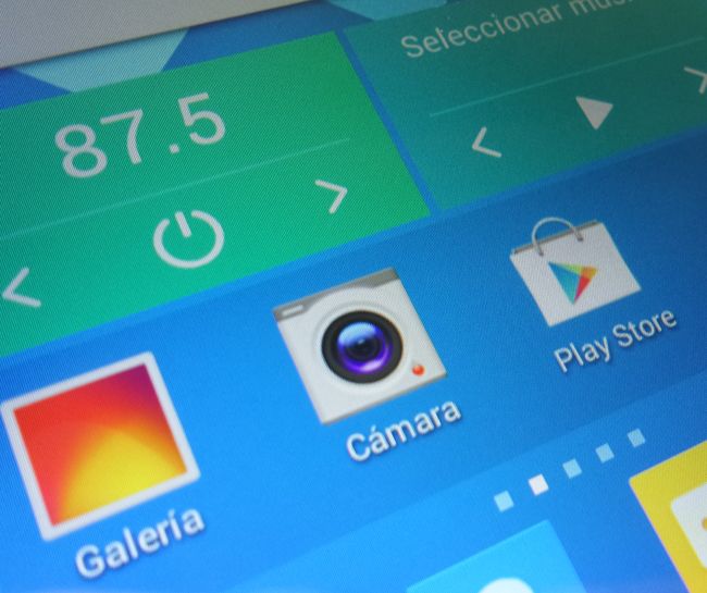Fotografía de la pantalla del Alcatel OneTouch Pop C9