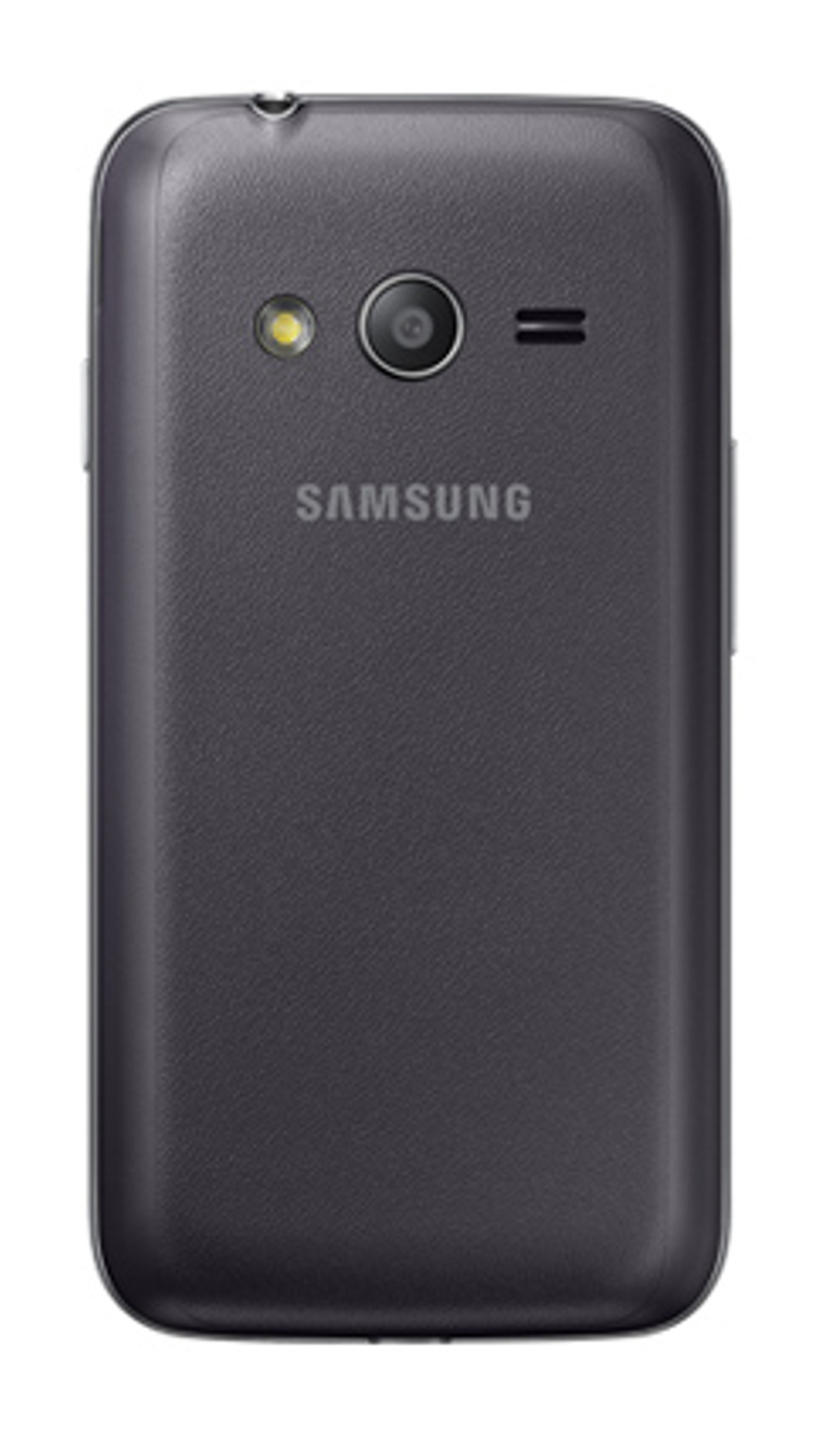 Samsung Galaxy Ace 4 negro vista trasera