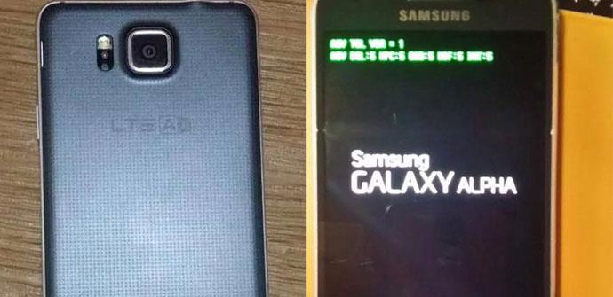 Samsung Galaxy Alpha en imagenes reales