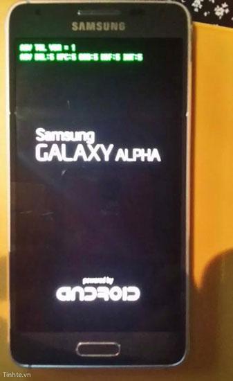 Frontal del Samsung Galaxy Alpha