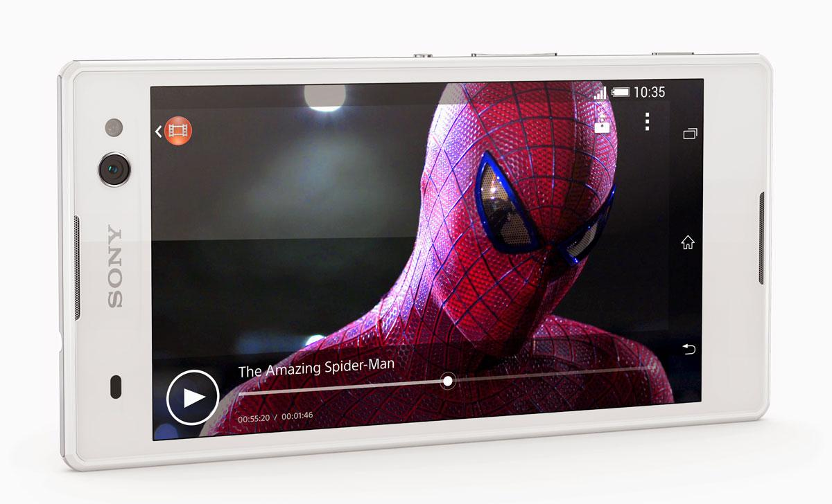 Sony Xperia C3 con Spiderman
