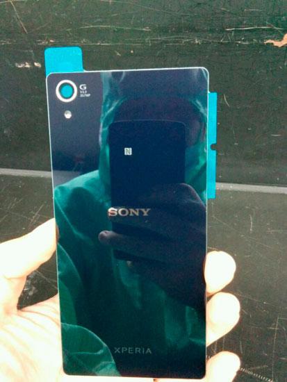 Carcasa negra del Sony Xperia Z3