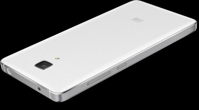 Xiaomi Mi4 en blanco vista de la cámara