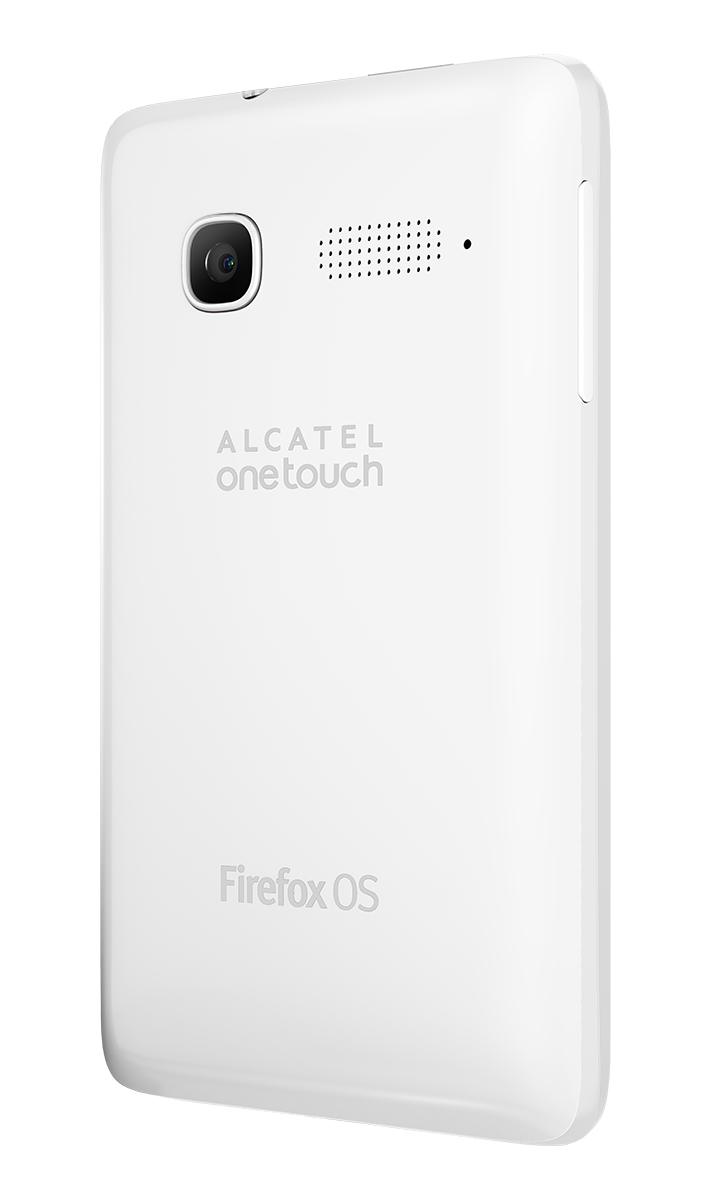 Alcatel One Touch Fire C en blanco vista de la cámara