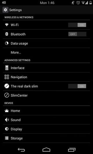 Slimkat Settings