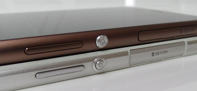 Grosor del Sony Xperia Z3 comparado con el Sony Xperia Z2