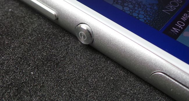 Botón de encendido del Sony Xperia Z3