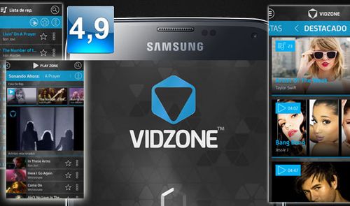 Apertura aplicación Vidzone