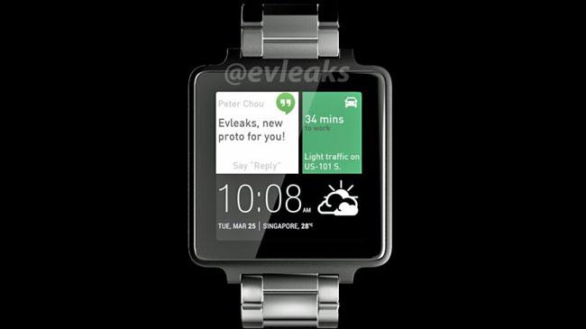 Prototipo de smartwatch de HTC