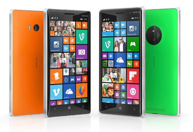 Nokia Lumia 830 en varios colores