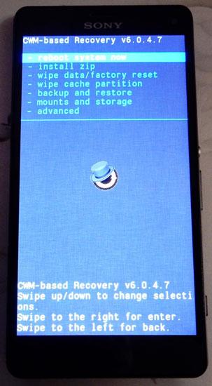 Recovery ClokcWorkMod del Sony Xperia Z3 Compact