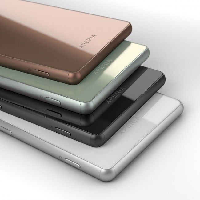 El Sony Xperia Z3 en color negro, blanco, verde y cobre