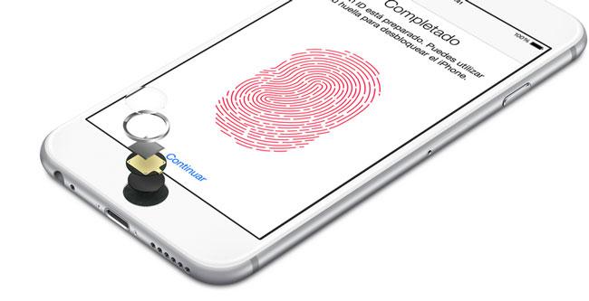 Sensor de huellas Touch ID del iPhone 6