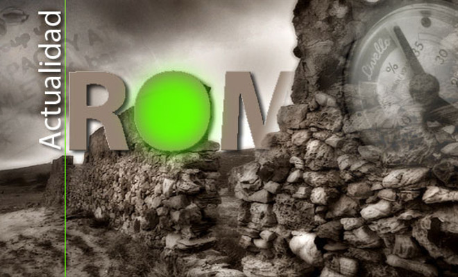 Actualidad ROM en color verde y gris