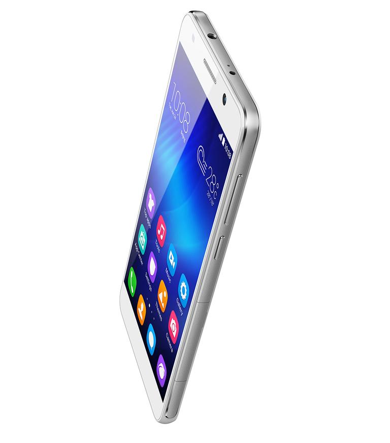 Huawei Honor 6 blanco vista lateral
