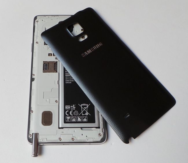 Interior del phablet Samsung Galaxy Note 4